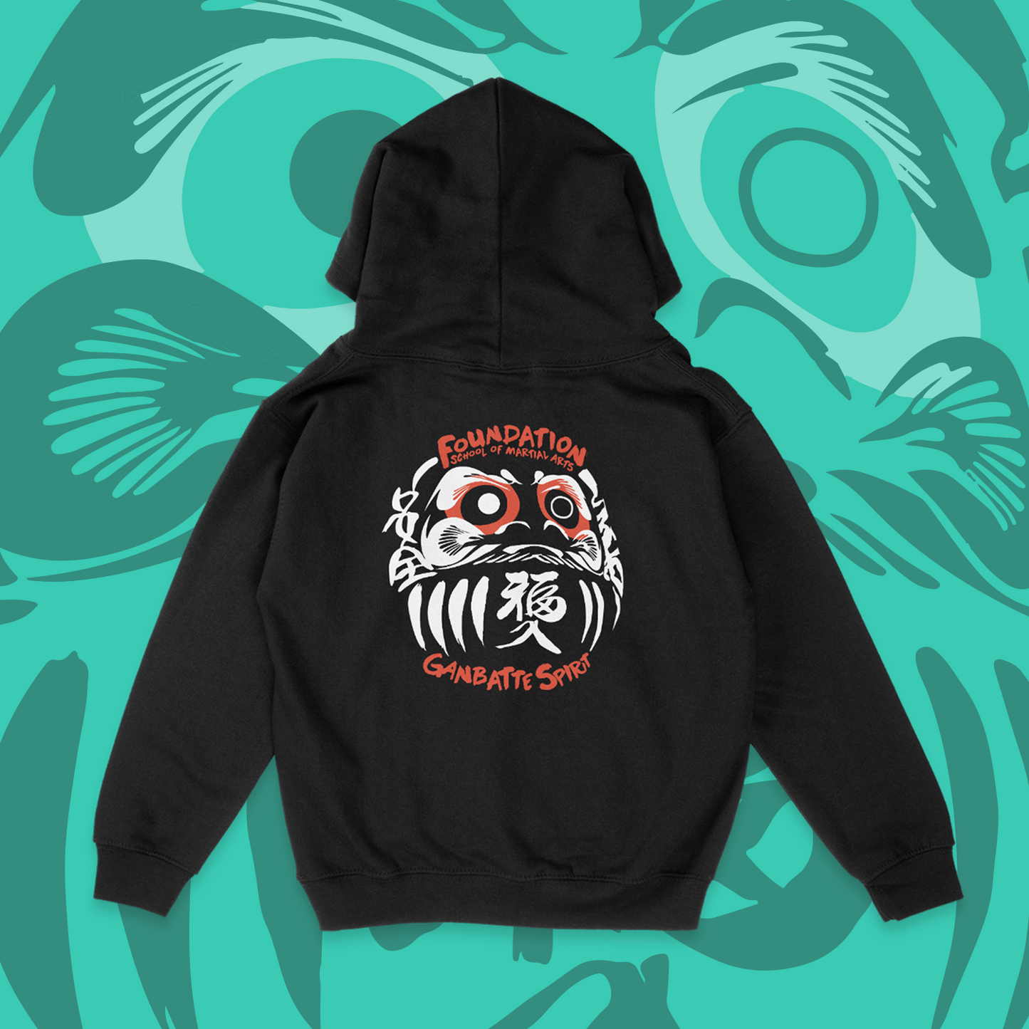 Kids Ganbatte Graffiti Hoodie