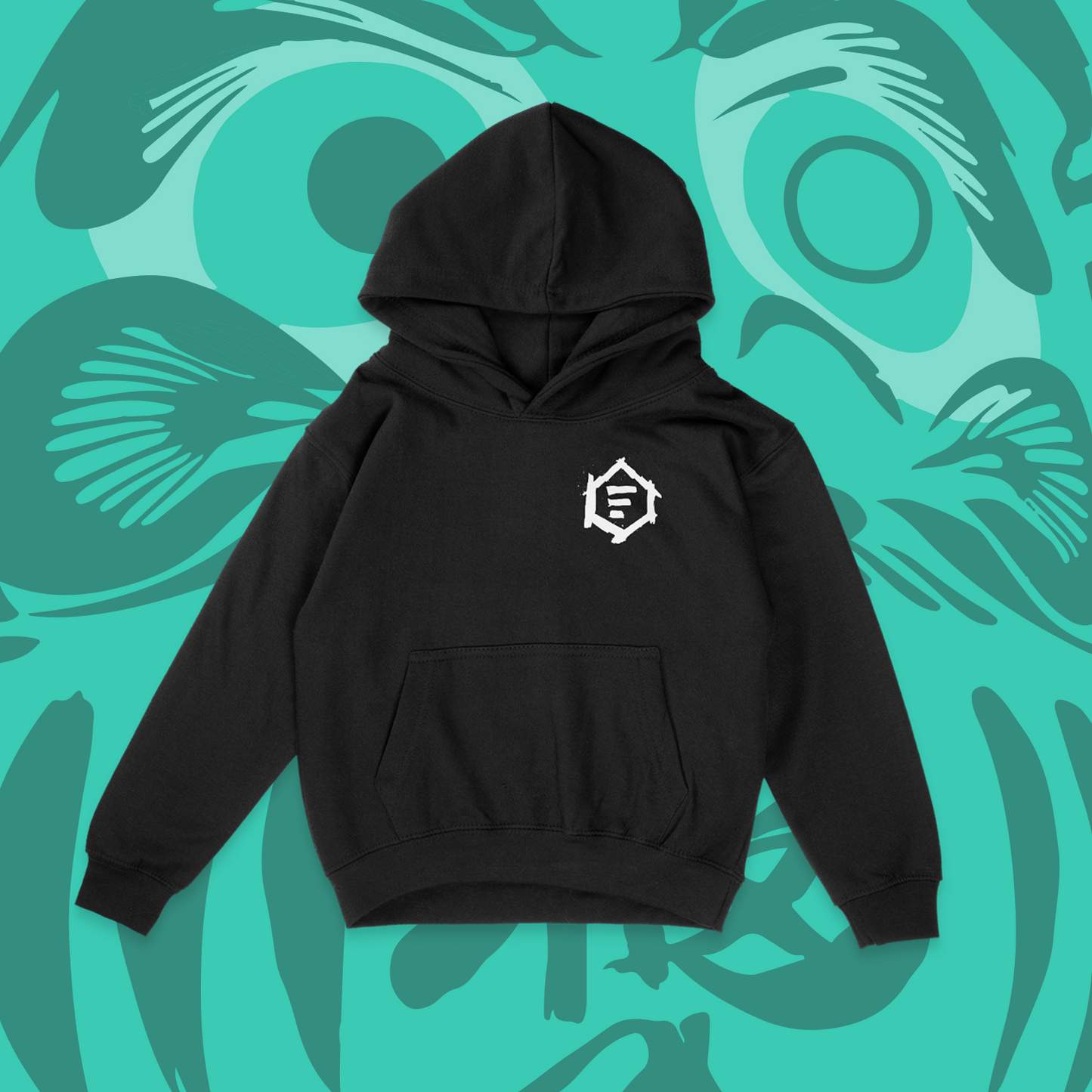 Kids Ganbatte Graffiti Hoodie