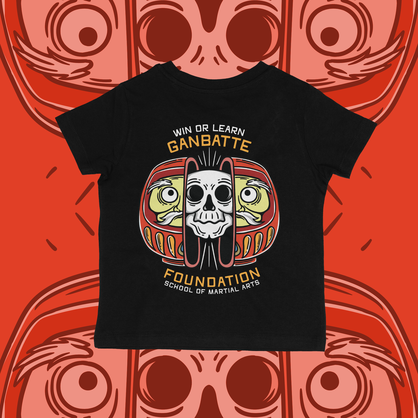 Kids Daruma Skull T-Shirt