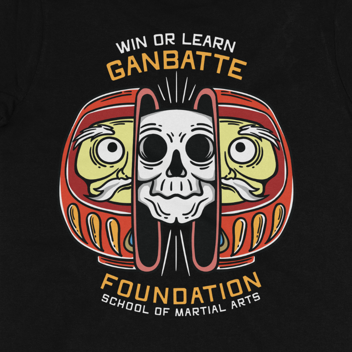 Kids Daruma Skull T-Shirt