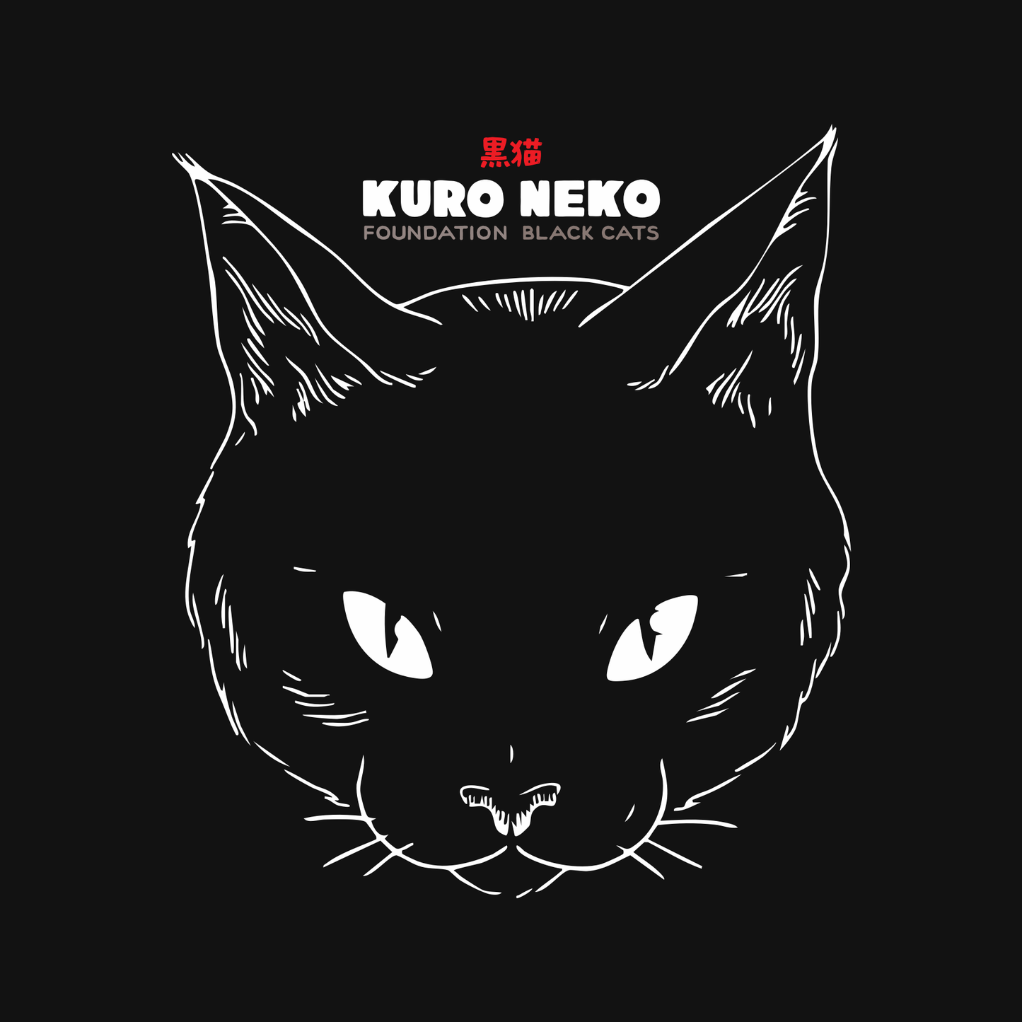 Kids Kuro Neko Kids T-Shirt