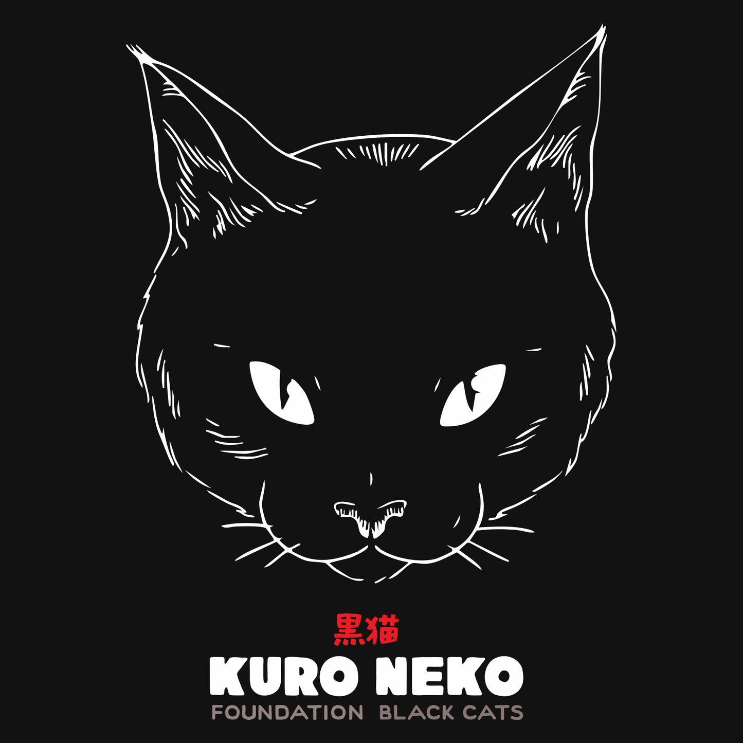 Adult/Teen Kuro Neko T-Shirt